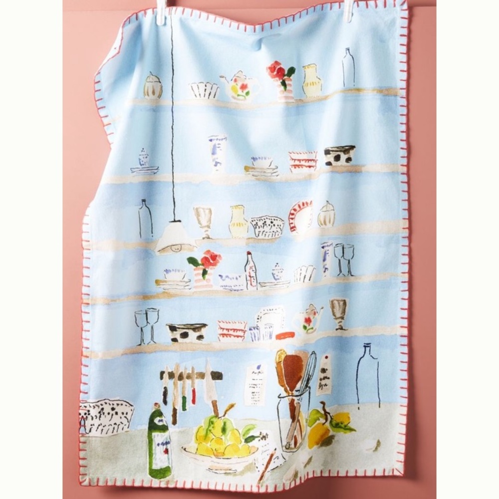 Bella Foster Shelfie Dish Towel Anthropologie NWT - Picture 11 of 16